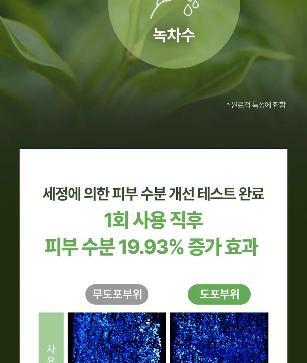 [촉촉 약산성폼] 식물나라 어린녹차 산뜻 클렌징 폼 120ml 단품/1+1기획 상세페이지 17